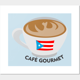 Boricua Cafe Gourmet Puerto Rican Coffee Barista Latino Food Posters and Art